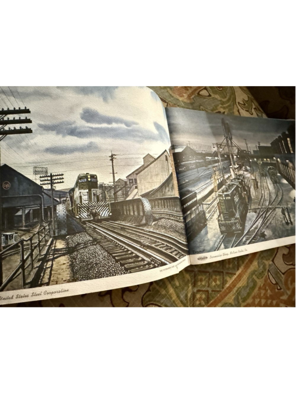 Howard Fogg P&LE Railroad Book Lot 1964 + 1936 Historical Locomotives - Picture 16 of 17